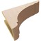 Ekena Millwork 5"W x 15"D x 10"H Classic Olympic Rough Cedar Woodgrain TimberThane Corbel, Primed Tan CORUR05X15X10OLYRCPR - alternate 3